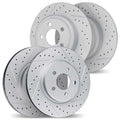 DFC 14-21 Ram ProMaster 1500 Front & Rear Drilled & Slotted Geoperformance Rotors
