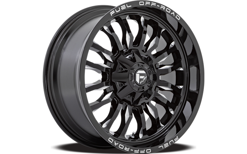D795 22X10 8X6.5 G-BLK-MILL -18MM