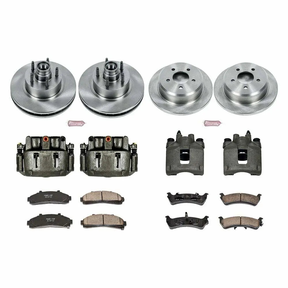 Power Stop 95-01 Ford Explorer Autospecialty Kit w/ Calipers - Front and Rear