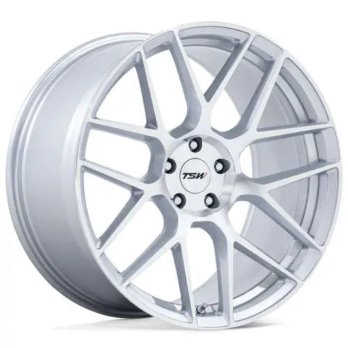 TSW TW002 22X10.5 5X112 G-SLV-MACH 38MM - TW002SD22055738