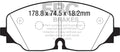 EBC S20 Brake Pad and Rotor Kit
