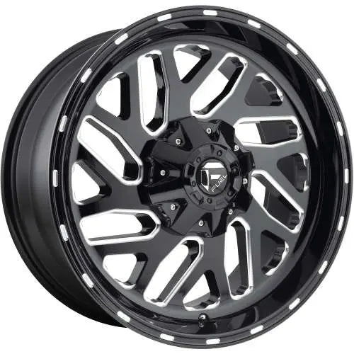 ~(48 lbs. 25X25X13)~ TRITON 22x10 5x114.30/5x127.00 GLOSS BLACK MILLED (-18 mm)