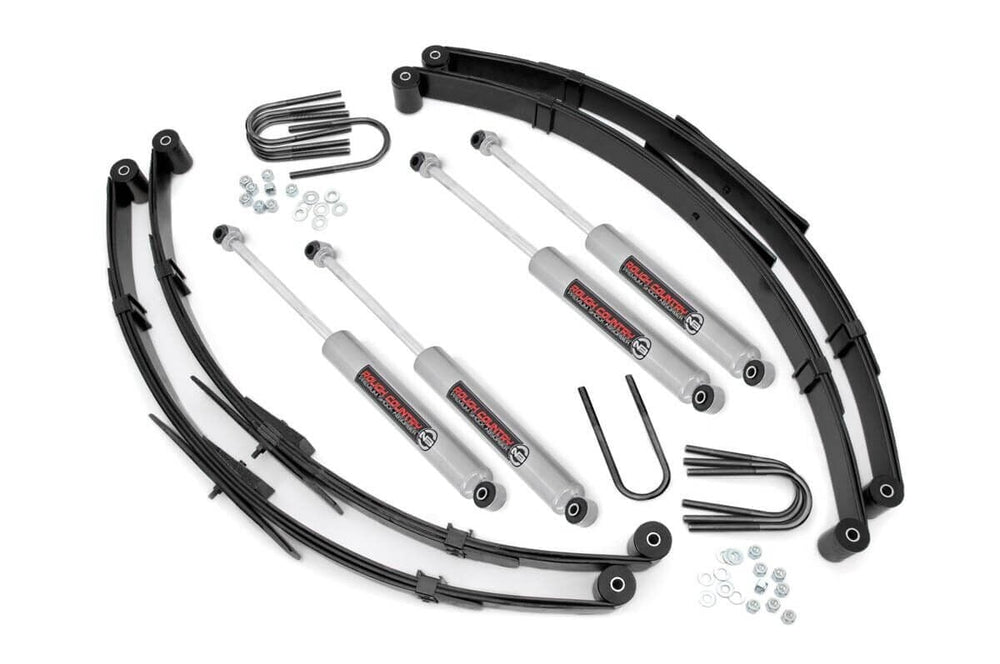 1x 7567 2x 8041 2x 8042 1x 23204 1x 23212 4 Inch Lift Kit Toyota Land Cruiser FJ40 4WD (1964-1980)