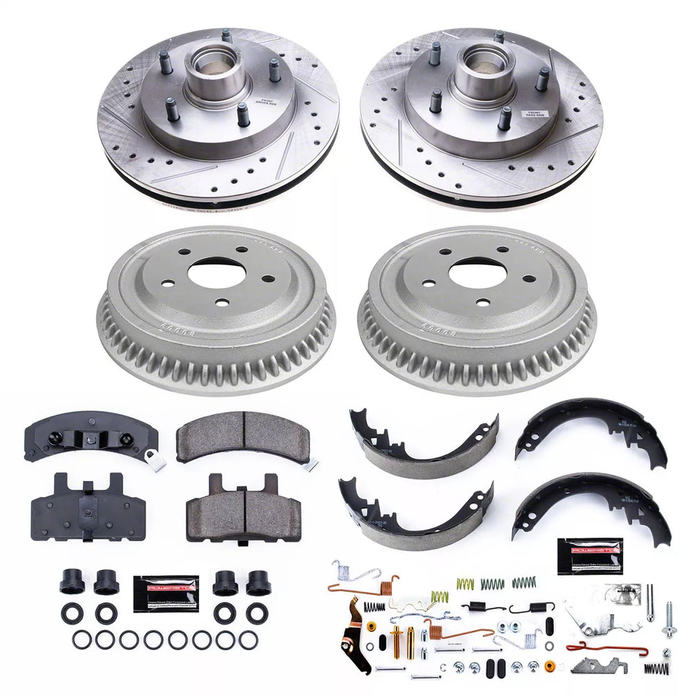 Power Stop 94-99 Dodge Ram 1500 Front & Rear Z23 Evolution Sport Brake Kit