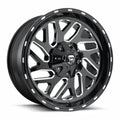 ~(54 lbs. 25X25X17)~ TRITON 22x14 8x165.10 GLOSS BLACK MILLED (-75 mm)