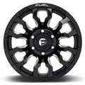 ~(54 lbs. 25X25X13)~ BLITZ 22x10 8x170.00 GLOSS BLACK MILLED (-18 mm)