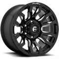 ~(54 lbs. 25X25X13)~ BLITZ 22x10 8x170.00 GLOSS BLACK MILLED (-18 mm)