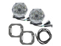 Nacho Lighting Jeep JL/JT Nacho SAE Only White Plug N Play Fog Light Kit (Bumper Kit)