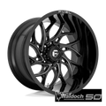D741 22X12 5X5.0 GL-BLK-MIL -44MM