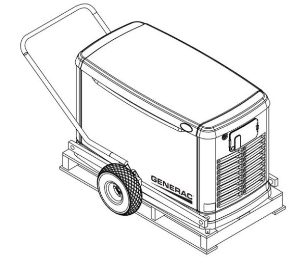 AIR COOLED GENERATOR TRANSPORT CART