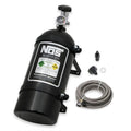 Nitrous Bottle 10 Lb Nitrous Bottle W/ Blue Finish & Super Hi Flo Valve W/ Mounting Brackets & Gauge NOS