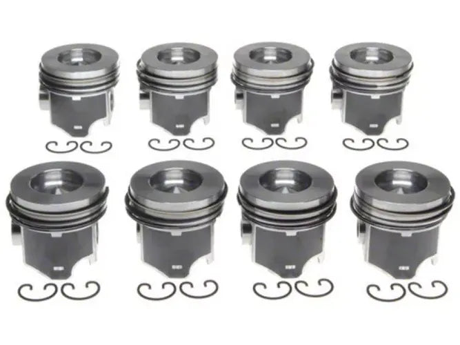 Mahle OE Ford Trk 445 7.3L Diesel Eng 1989-94 Piston Set (Set of 8)