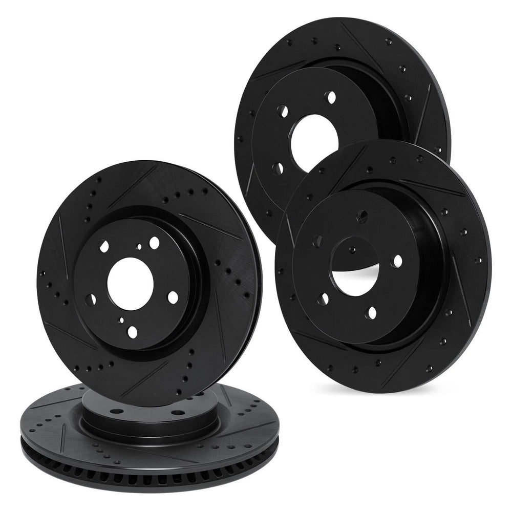 R1 Concepts Brake Rotor- D/S - Black Fits Buick Envision