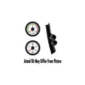 ~(5 lbs. 32X8X8)~ 99-07 SD FORD EV2 White Face/Red Pointer/Black Bezel Pyro-Boost-Pillar