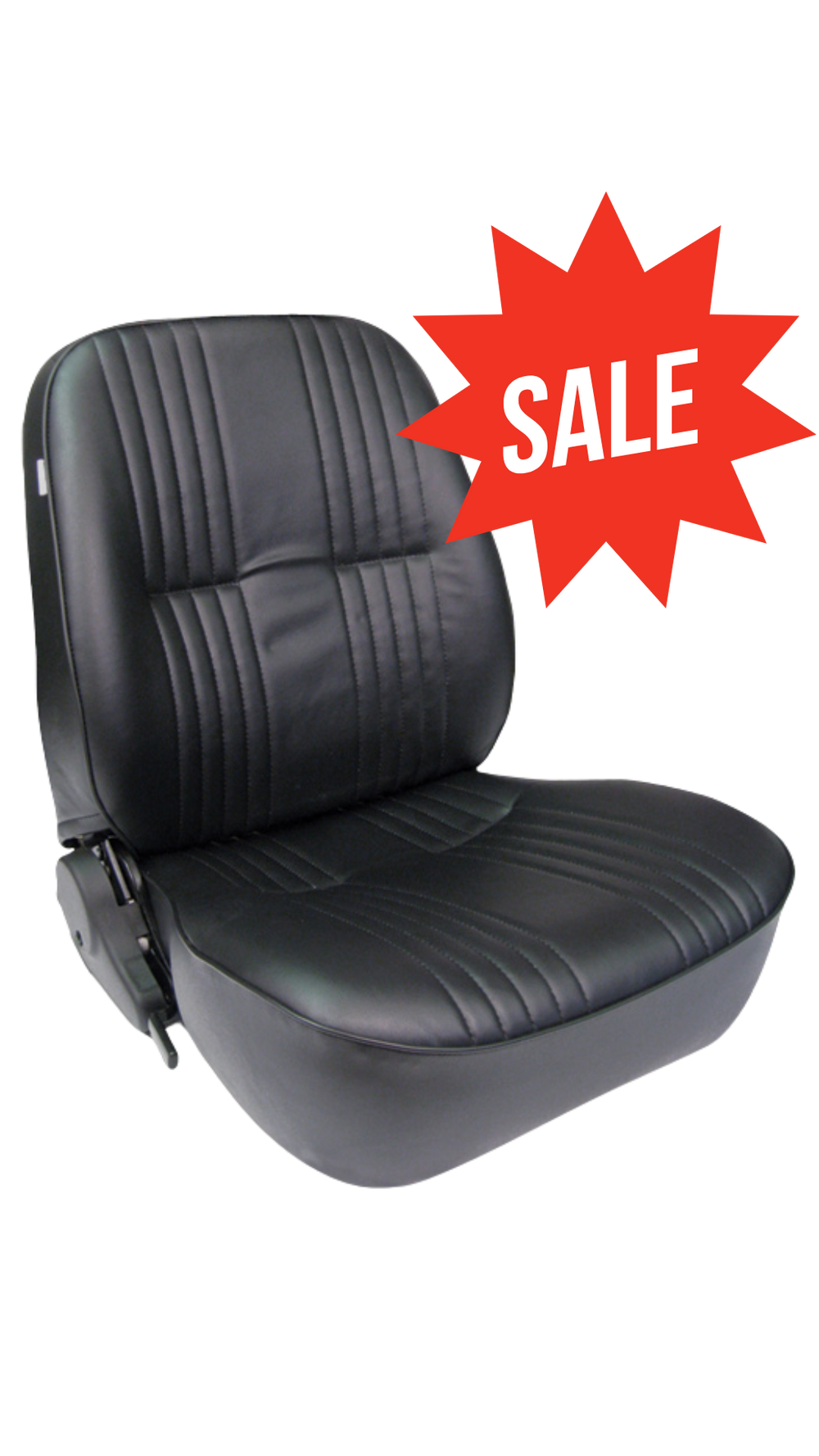 PROCAR SEAT RALLY DLX RECLINER RIGHT MAROON VINYL