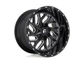 ~(48 lbs. 25X25X13)~ TRITON 22x10 5x139.70/5x150.00 GLOSS BLACK MILLED (-18 mm)