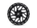 ~(48 lbs. 25X25X13)~ TRITON 22x10 5x139.70/5x150.00 GLOSS BLACK MILLED (-18 mm)