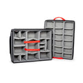 NANUK 960 WATERPROOF HARD CASE W/LID ORG.W/DIVIDERORANGE INTERIOR: 22 X 17 X 12.9IN