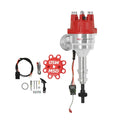 Ford 351C-460 Ready-To-Run Pro-Billet Distributor Ready-To-Run Distributors Include A Built-In Ignition Module. No MSD Ignition Control Required. Includes An Iron Gear And A Rev Limiter MSD Ignition