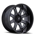 D853 22X9 6X4.5/5.5 M-GNMTL BLK-LP 1MM