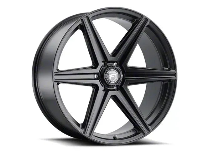 Forgestar F012 24X10 X6 6X135 ET25 BS6.5 Satin Black w/ Machine Lip DDT 87.1
