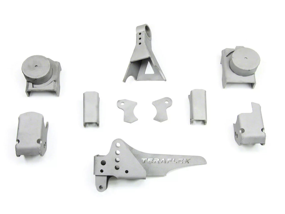 0718 WRANGLER JK BRACKET KIT JK FRONT AXLE FOR CRD60 COMPLETE