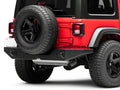 Body Armor 4x4 2018+ Jeep Wrangler Full Width Rear Bumper w/ Tire Carrier Mount
