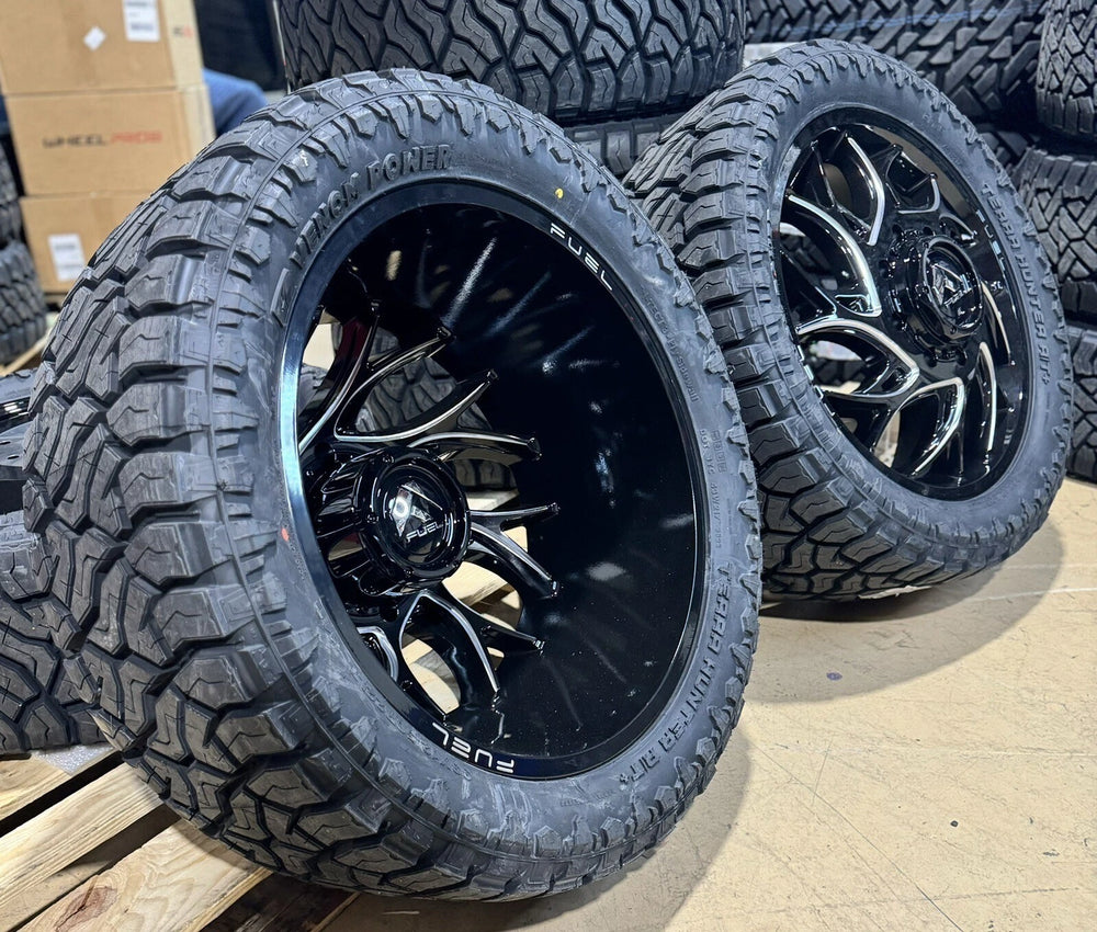 D741 22X8.25 8X200 GL-BLK-MIL -227M