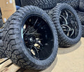 D741 22X8.25 8X200 GL-BLK-MIL -227M
