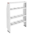 ADJUSTABLE 4 SHELF UNIT 42 IN X 60 IN X 131/2 IN