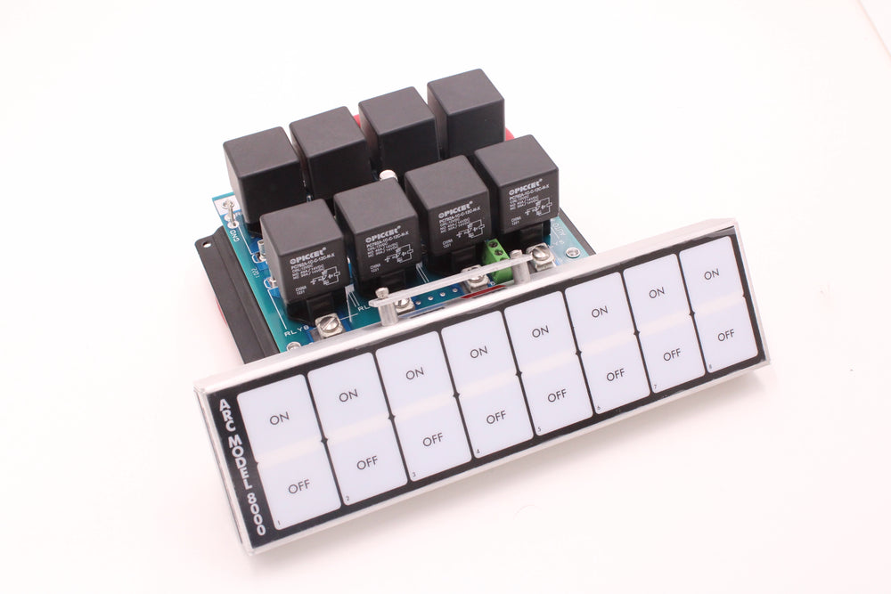 8 Switch In-Dash Control Module C/F Finish
