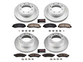 Power Stop 09-10 Ford F-250 Super Duty Front & Rear Z17 Coated Brake Kit