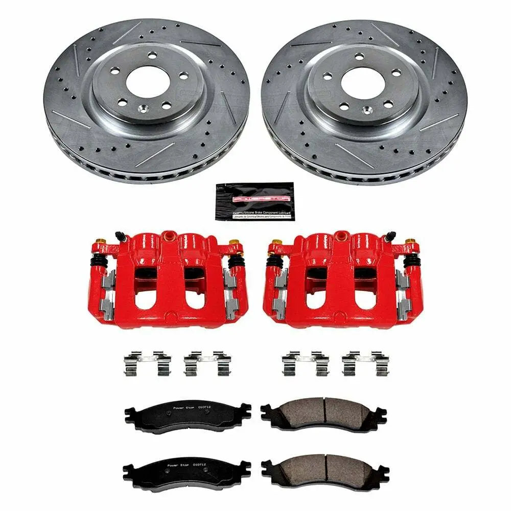 Power Stop 2010 Ford Taurus Front Z23 Evolution Sport Brake Kit w/Calipers