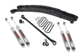 1x 489BOX1 2x 8060 2.5 Inch Leveling Kit Leaf Spring Ford Super Duty 4WD (99-04)