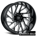 TUT4B 24X14 8X180 G-BLK MILL -72MM