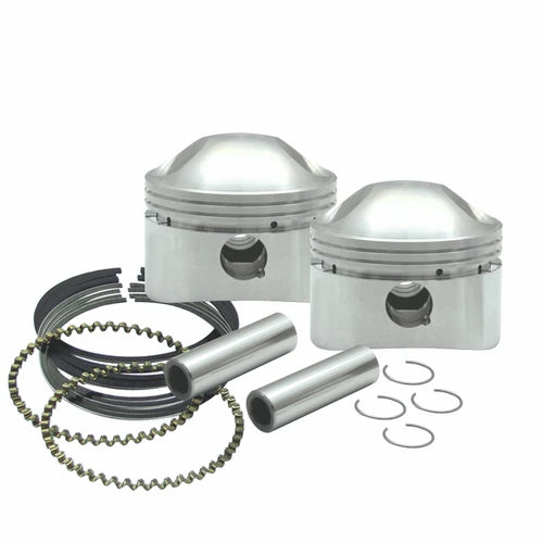 S&S Cycle 36-84 BT 3-7/16in x Up To 4-3/4in Stroke LC Piston Set - .080in