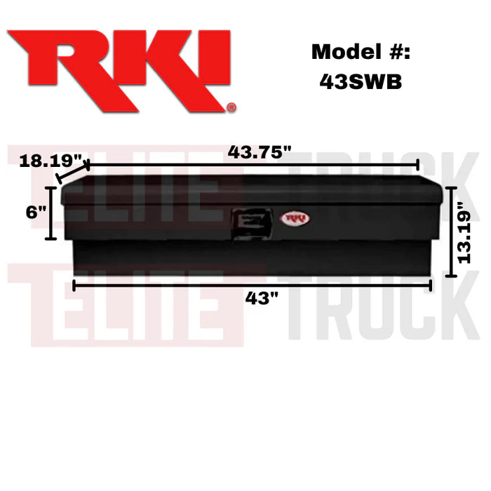 43 WIDE STEEL SIDE BOX BLK