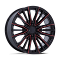 PR223 26X10 6X5.5 G-BLK MILL-RD 28M