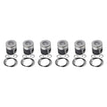 EngFTe 4BT Piston .020 Oversized W RFTgs WristpFTs AND Clips 89-93 REM