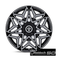 S274 22X9 5X115/120 G-BLK-MILL 38MM