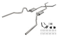 1968-72 Olds 442 Crossmember-Back Valance Exit Xpipe Turbo Pro Muffler