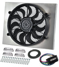~(14.1 lbs. 26X23X5)~ PWM Single RAD Fan/Aluminum Shroud Assembly