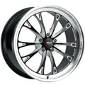 Weld S157 20X5 Belmont Drag 5X115 ET-33 BS1.5 Gloss Black MIL Dia 78.1