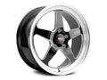 Weld S155 20x5 Ventura Drag 5x114.3 ET-23 BS2.1 Gloss BLK MIL DIA 78.1