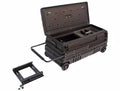 BLACK SQUAD BOX W/SLIDE BRACKET PORTABLE STORAGE/GUN CASE W/MANUAL LATCH BLACK