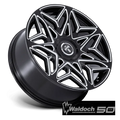S274 22X9 BLANK G-BLK-MILL 15MM (10