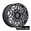 S274 22X9 BLANK G-BLK-MILL 15MM (10