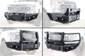 2021+ Bronco Black Ops Base Front Bumper (Driver Passenger Shorty Wings) (Bare Steel)