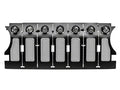 1823 WRANGLER JL/2023 GLADIATOR BLACK STEEL TORCH GRILLE NO STUDS
