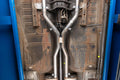 ~(69 lbs. 62X17X13)~ Crossmember Back w/H-Pipe Exhaust System 71-73 Mustang Split Rear Dual Exit 2.5 in Intermediate And Tail Pipe Violator Muffler/Hardware Incl Tip Not Incl Pypes Exhaust
